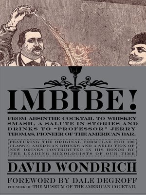 cover image of Imbibe!